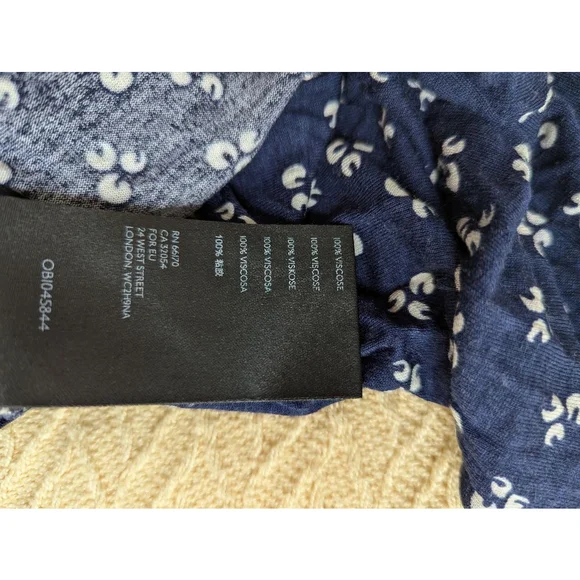 Women's Urban Outfitters Blue Floral Dress Size S - Picture 9 of 9